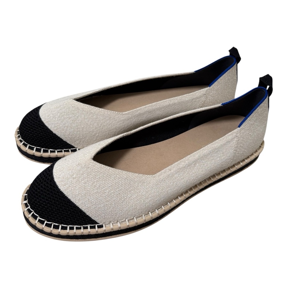Rothy's Boardwalk Espadrille Flats Shoes NWOT
